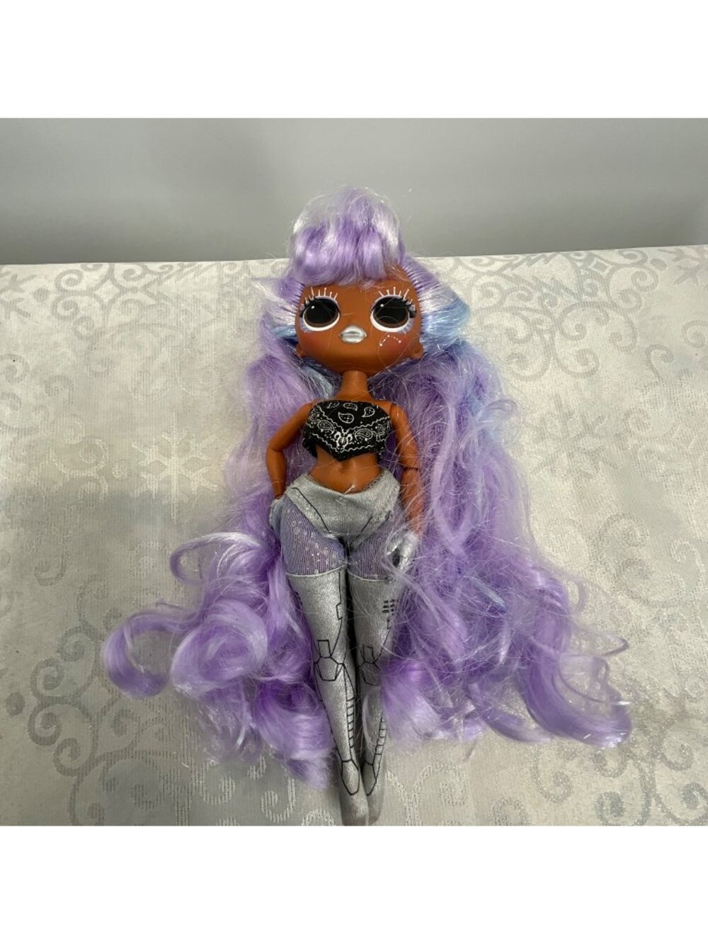 LOL Surprise OMG Doll With Purple Hair & Silver Outfit